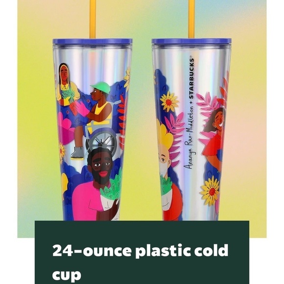 NWT Starbucks + Ananya Rao-Middleton cold cup - Picture 1 of 6